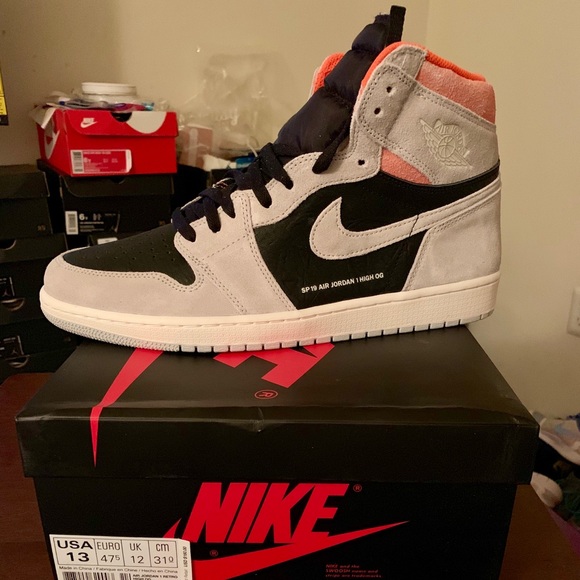 Retro Jordan 1 High Neutral Grey Size 13 - Picture 2 of 5